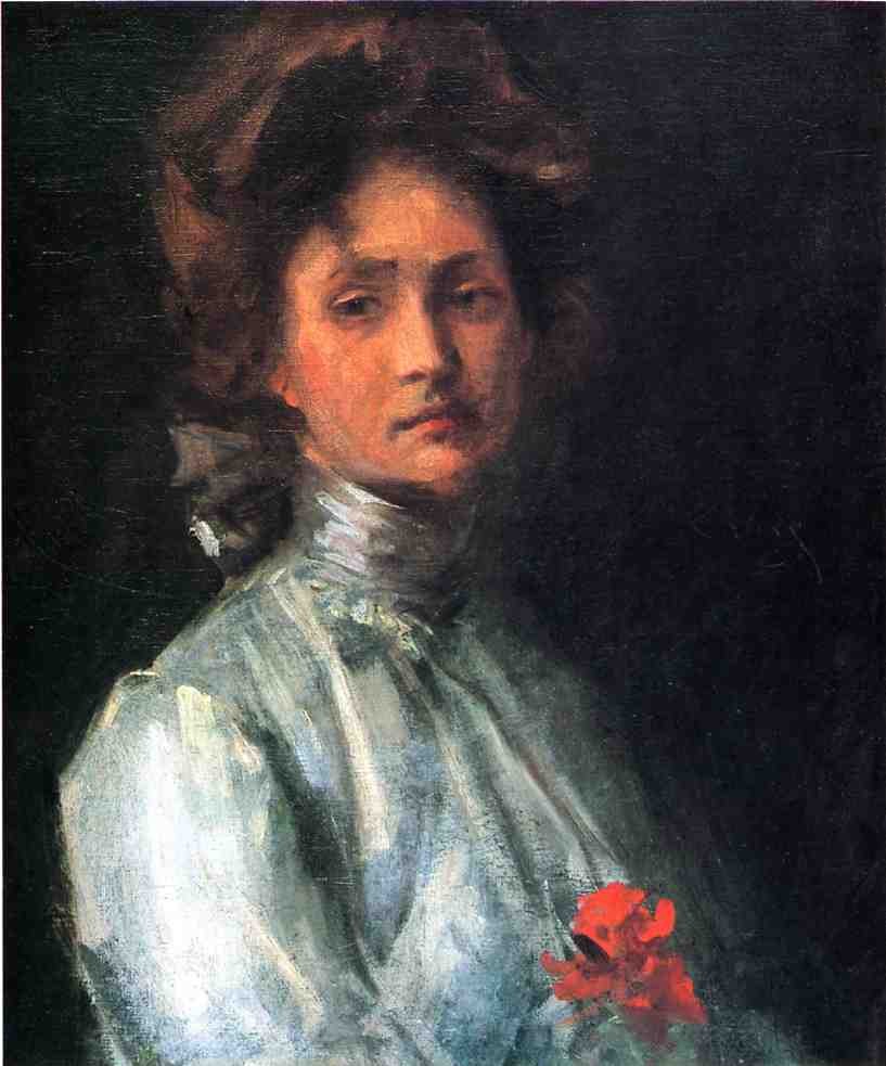 Portrait of a young Woman by William Merritt Chase