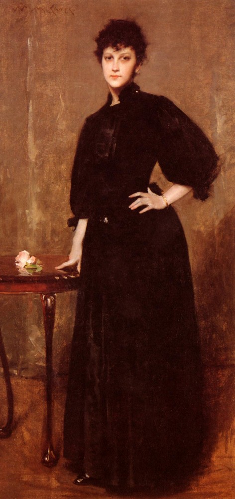 Portrait Of Mrs-C by William Merritt Chase