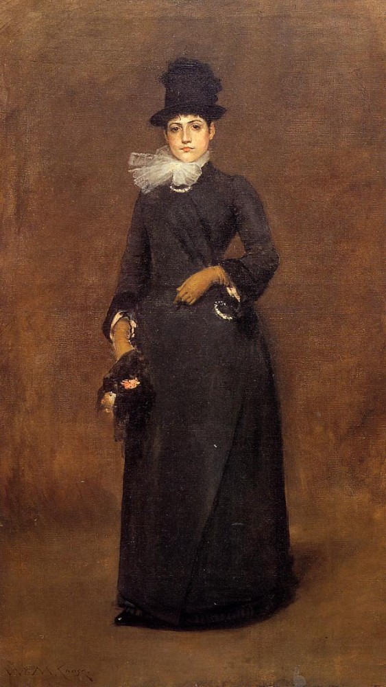 Ready for a Walk Beatrice Clough Bachmann by William Merritt Chase