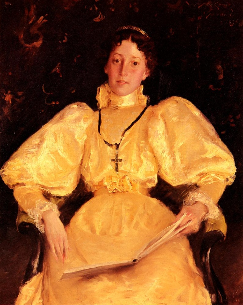 The Golden Lady by William Merritt Chase