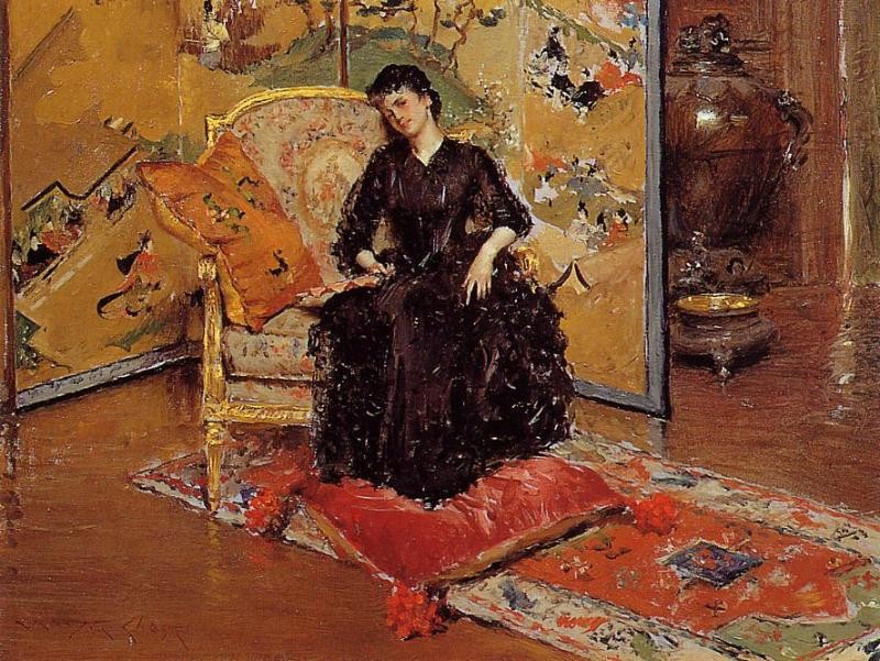 Weary by William Merritt Chase