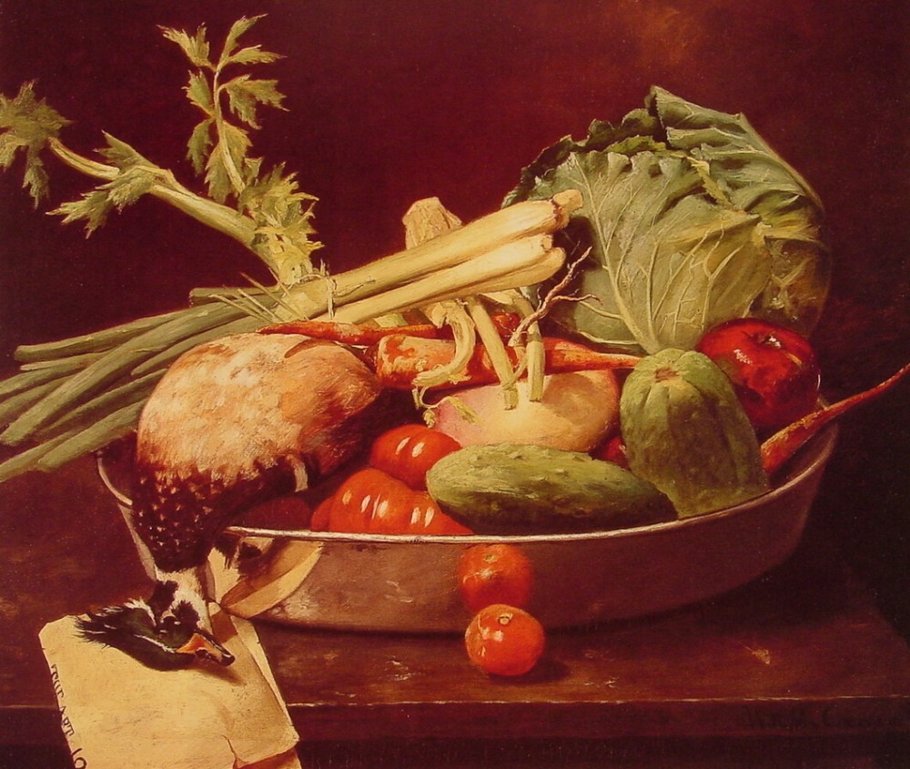 Still Life with Vegetable by William Merritt Chase