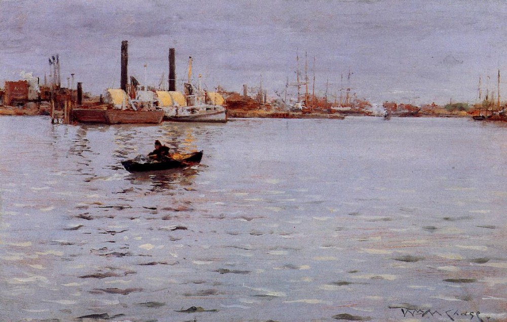 The East River by William Merritt Chase