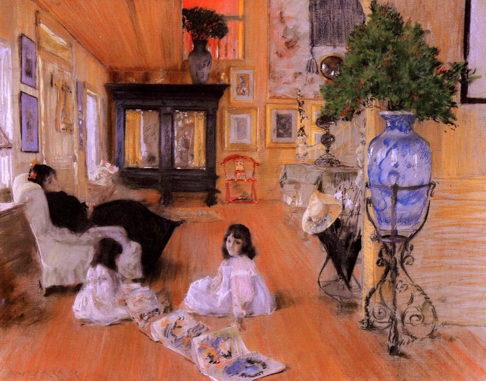 Hall At Shinnecock by William Merritt Chase