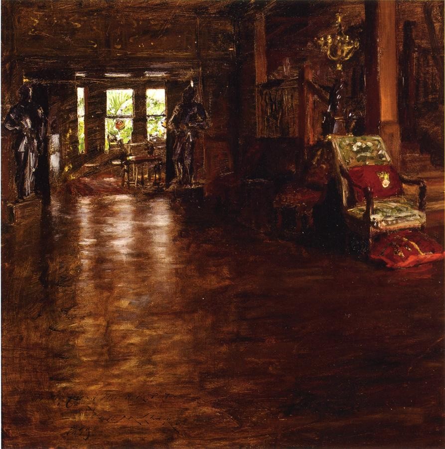 Interior Oak Manor by William Merritt Chase