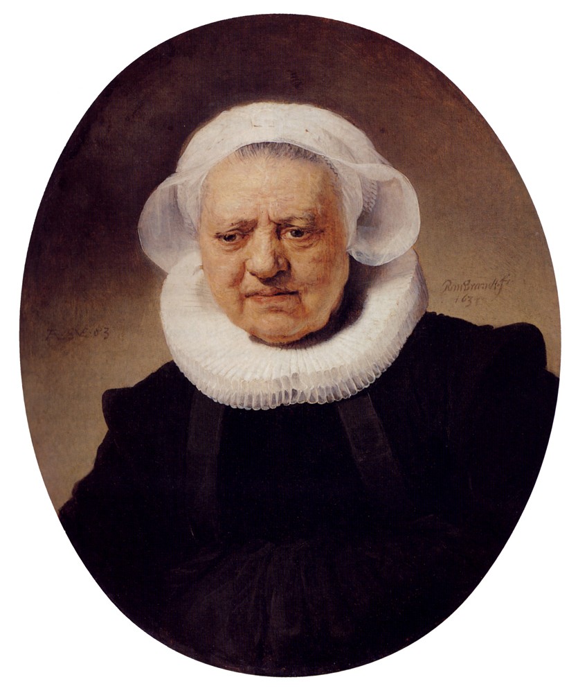 Portrait Of An Eighty Three Year Old Woman by Rembrandt Harmenszoon van Rijn