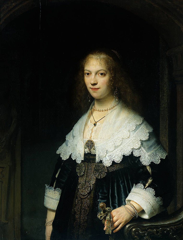 Portrait of Maria Trip 1639 by Rembrandt Harmenszoon van Rijn