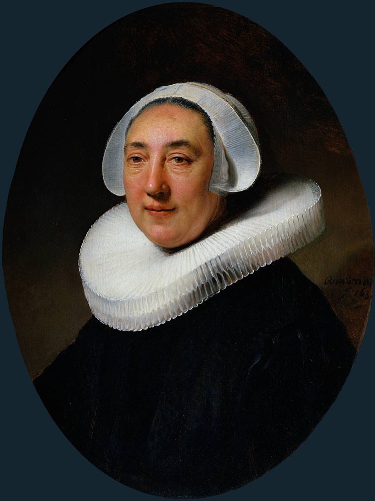 Portrait of Haesje van Cleyburgh by Rembrandt Harmenszoon van Rijn