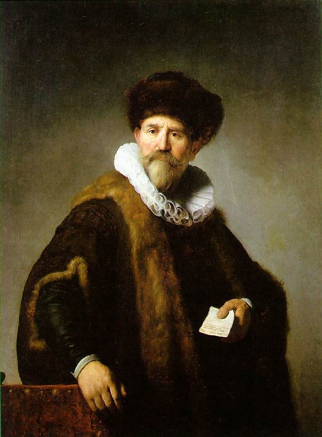 Portrait of Nicolaes Ruts by Rembrandt Harmenszoon van Rijn