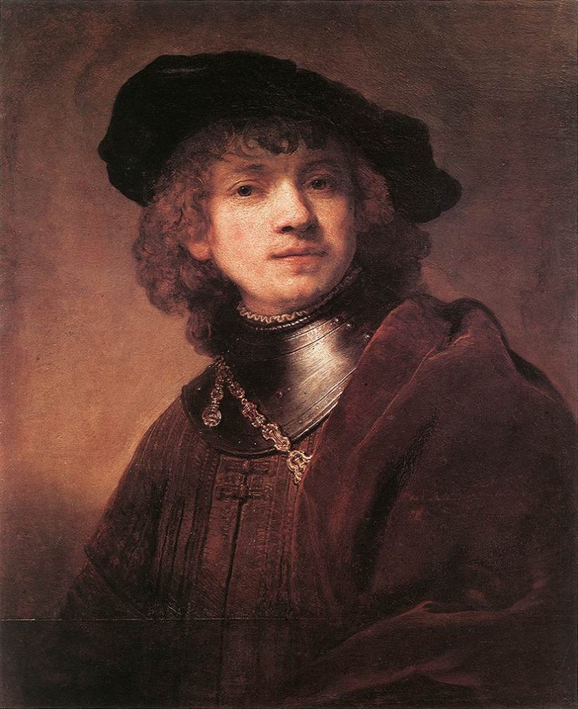 Self Portrait as a Young Man by Rembrandt Harmenszoon van Rijn
