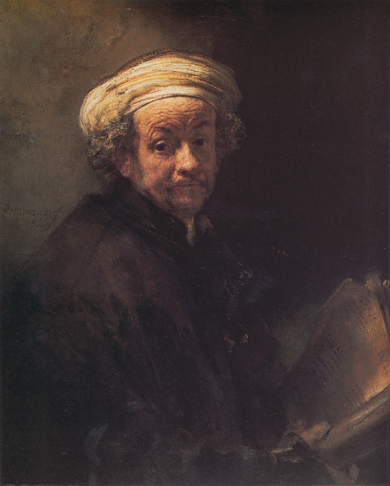 Self portrait as the Apostle Paul by Rembrandt Harmenszoon van Rijn