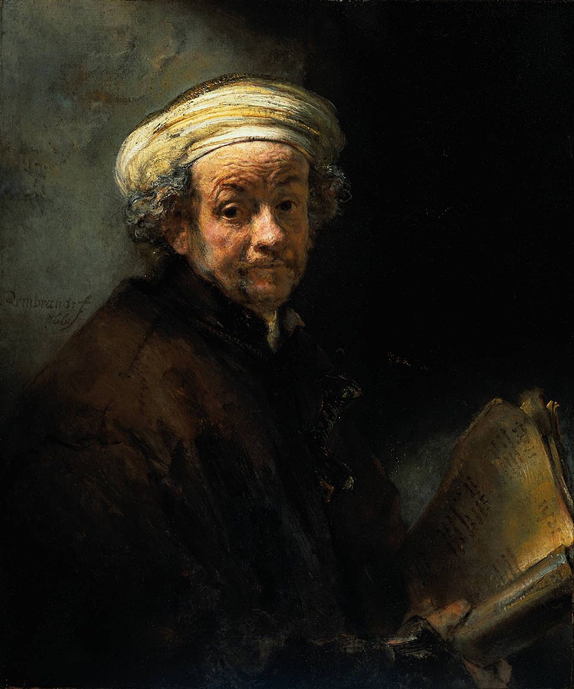 Self Portrait as the Apostle St Paul by Rembrandt Harmenszoon van Rijn