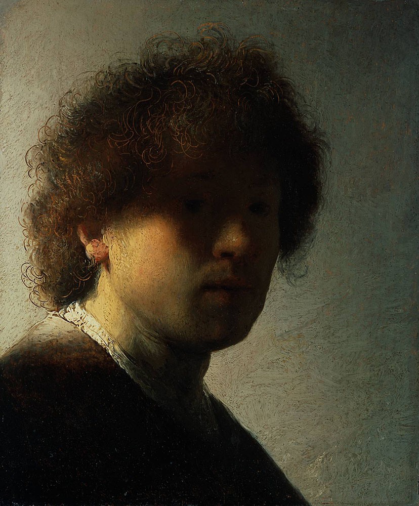 Self Portrait at an Early Age by Rembrandt Harmenszoon van Rijn