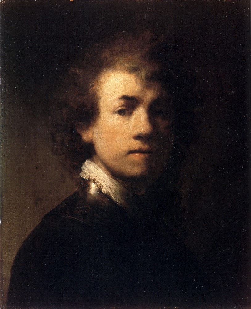 Self Portrait In A Gorget by Rembrandt Harmenszoon van Rijn