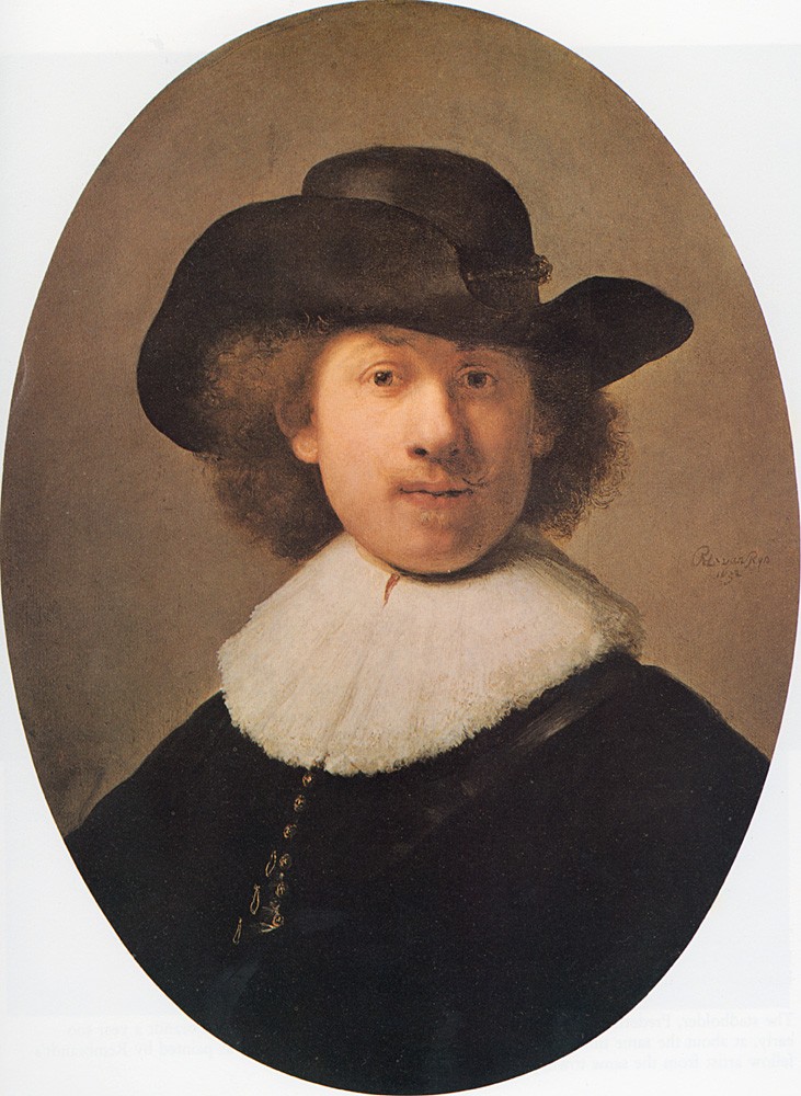 Self Portrait (1632) by Rembrandt Harmenszoon van Rijn