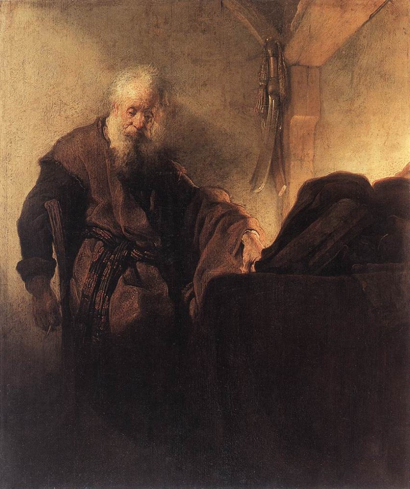 St Paul at his Writing-Desk by Rembrandt Harmenszoon van Rijn