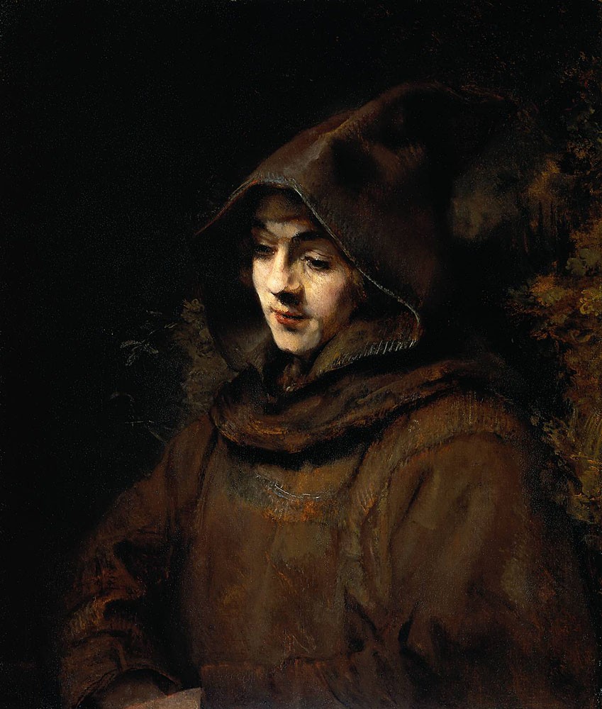 Titus van Rijn in a Monk-s Habit by Rembrandt Harmenszoon van Rijn