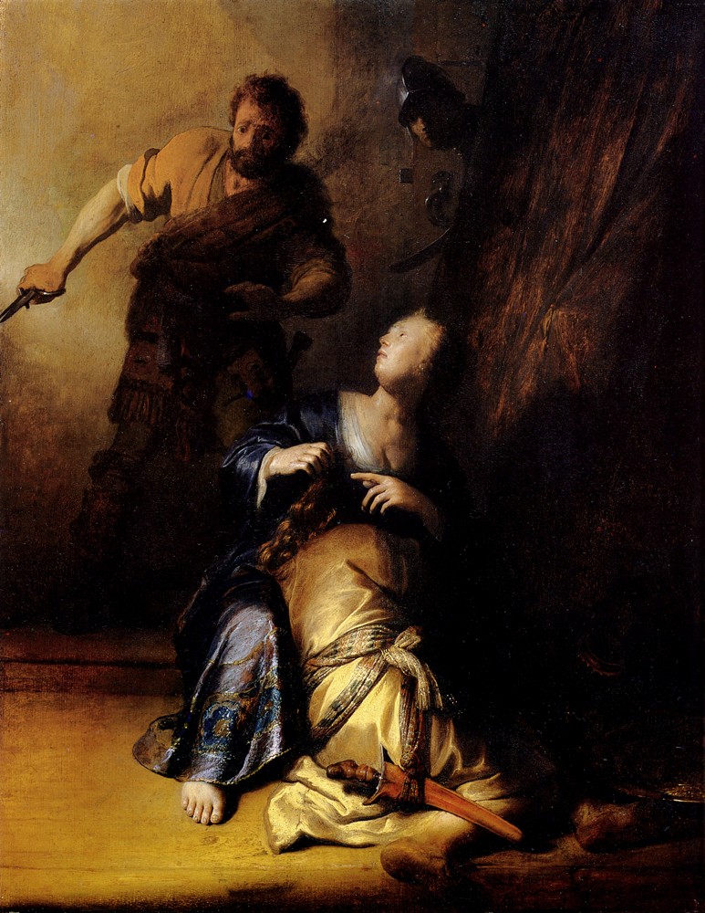 Samson And Delilah by Rembrandt Harmenszoon van Rijn