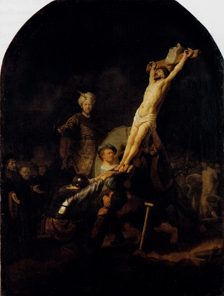 The Elevation Of The Cross by Rembrandt Harmenszoon van Rijn