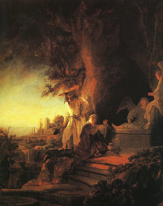 The Risen Christ Appearing to Mary Magdalen by Rembrandt Harmenszoon van Rijn