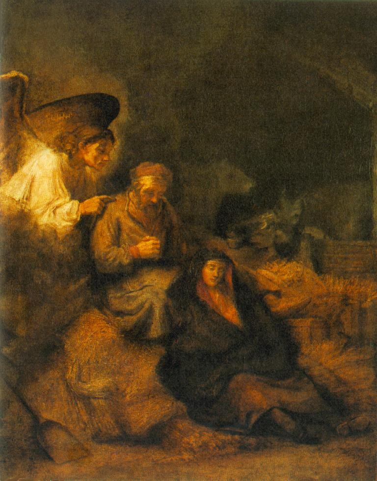 The Dream of St Joseph by Rembrandt Harmenszoon van Rijn