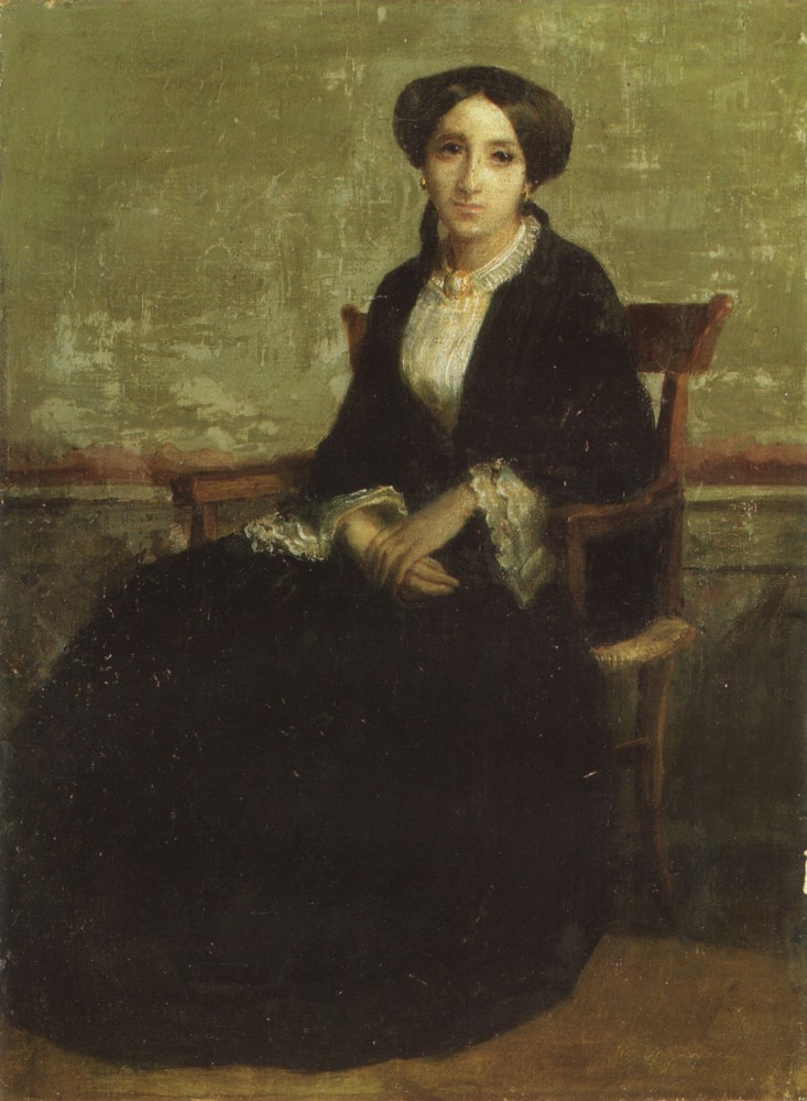 A Portrait of Genevieve Bouguereau by William-Adolphe Bouguereau
