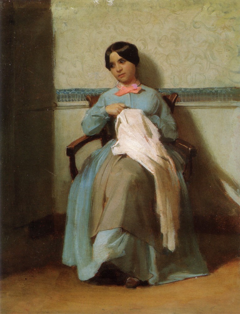 A Portrait of Leonie Bouguereau by William-Adolphe Bouguereau