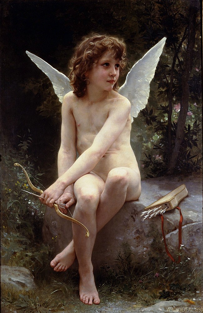 Amour a laffut by William-Adolphe Bouguereau