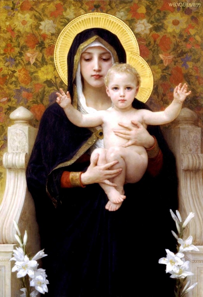 La Vierge au Lys by William-Adolphe Bouguereau