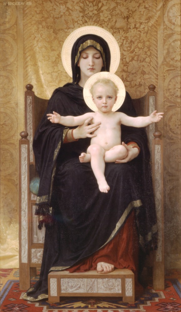 Madone Assise by William-Adolphe Bouguereau