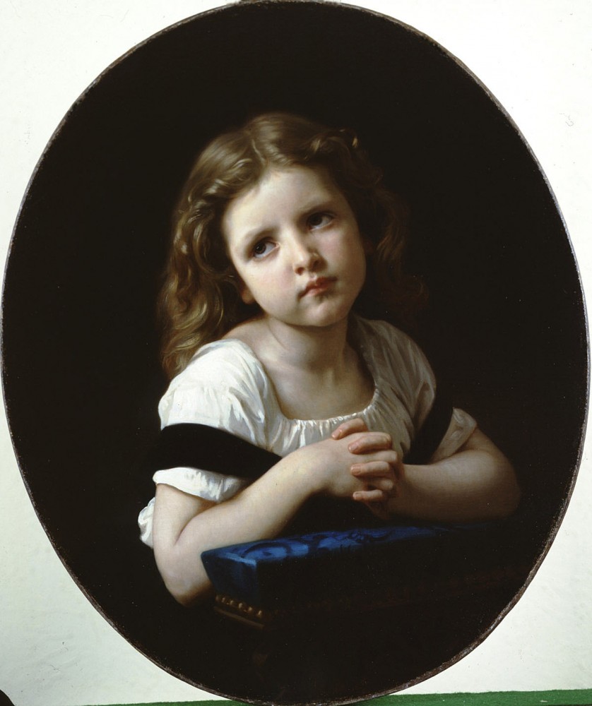 La Priere by William-Adolphe Bouguereau