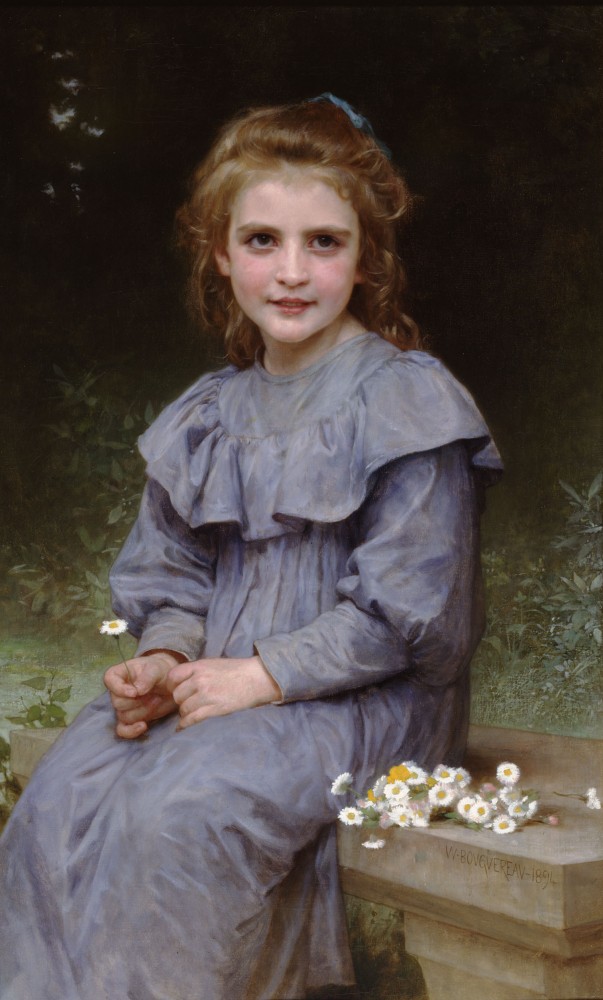 Paquerettes by William-Adolphe Bouguereau