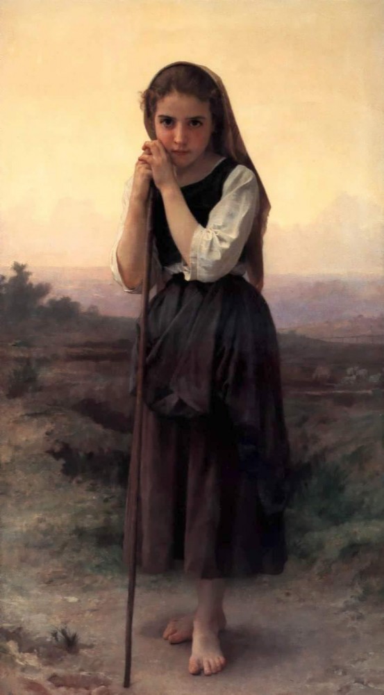 Petite Bergere by William-Adolphe Bouguereau