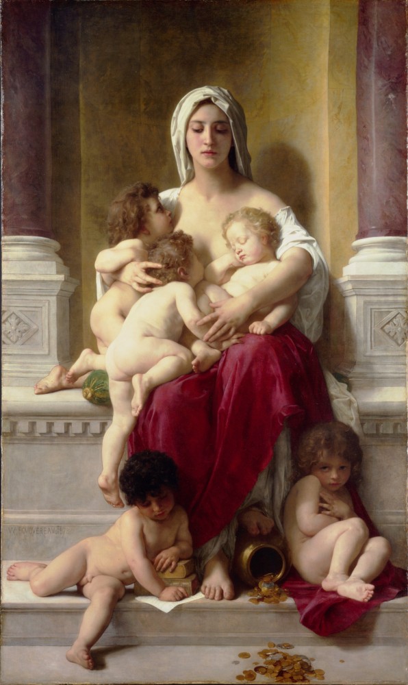 La Charite by William-Adolphe Bouguereau