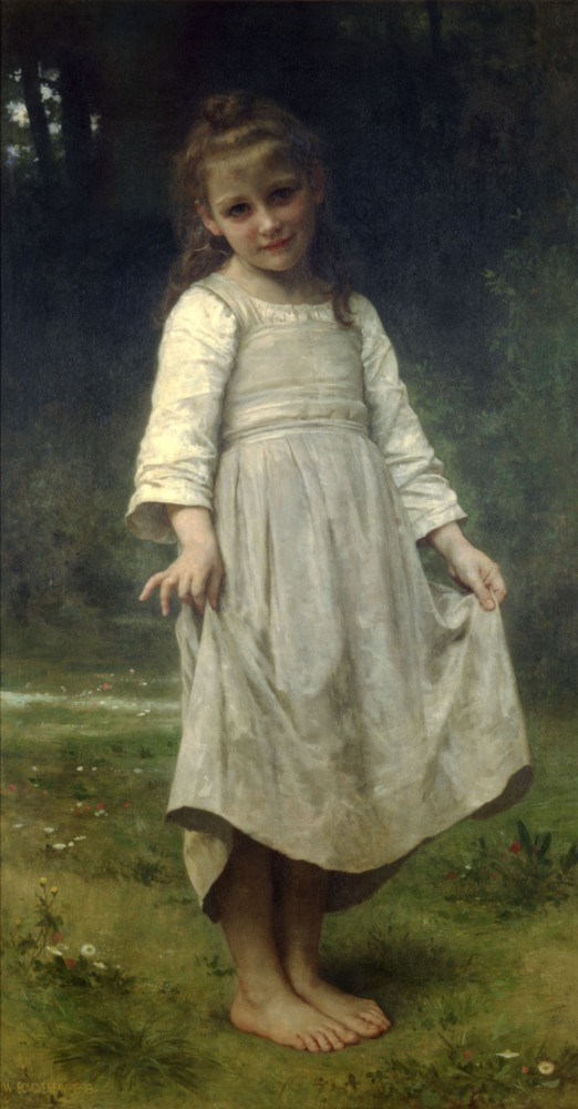 La Reverence by William-Adolphe Bouguereau