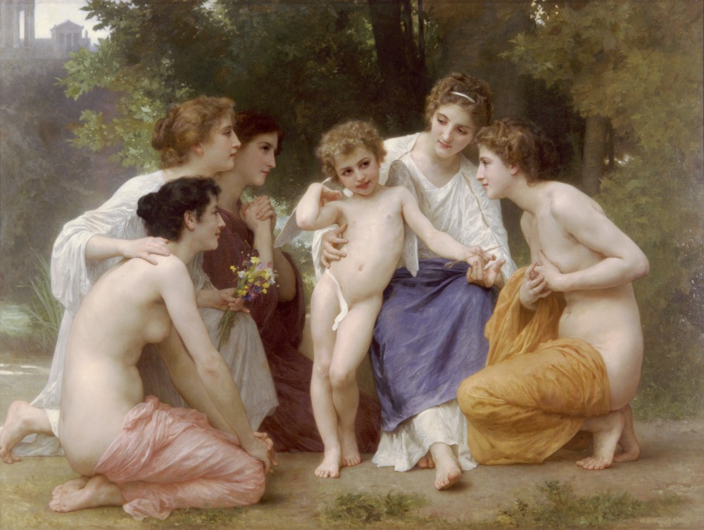 Ladmiration by William-Adolphe Bouguereau