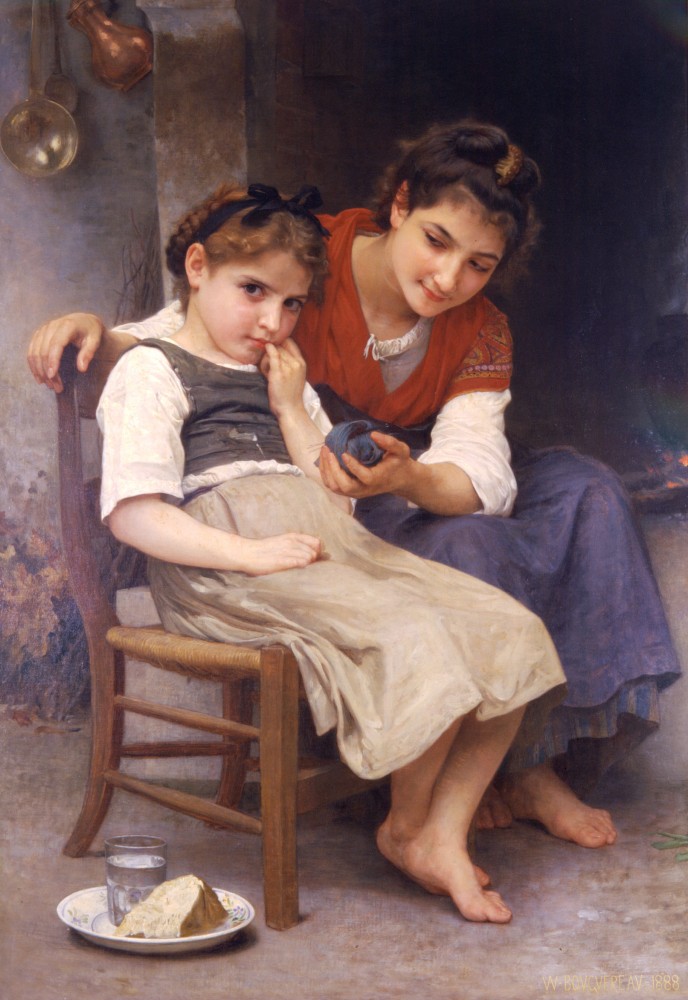 Petite Boudeuse by William-Adolphe Bouguereau