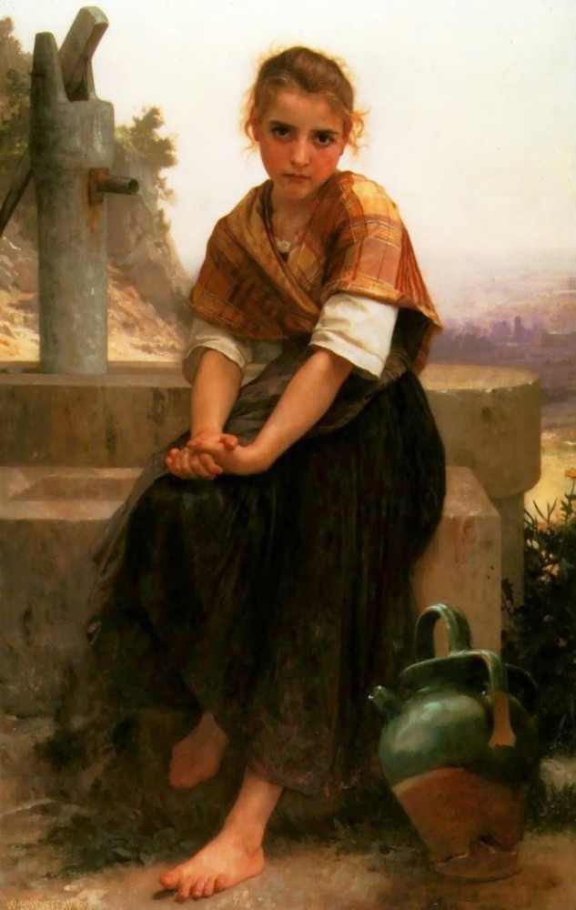 The Broken Pitcher by William-Adolphe Bouguereau