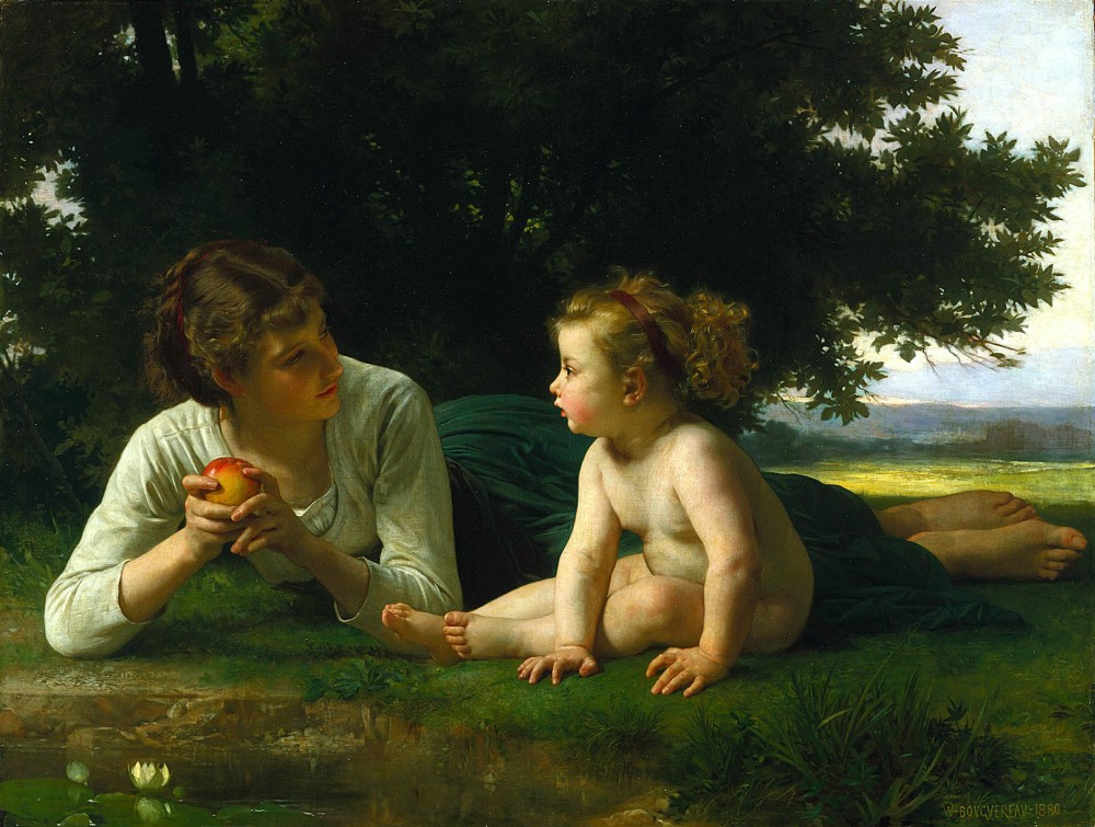 Temptation by William-Adolphe Bouguereau