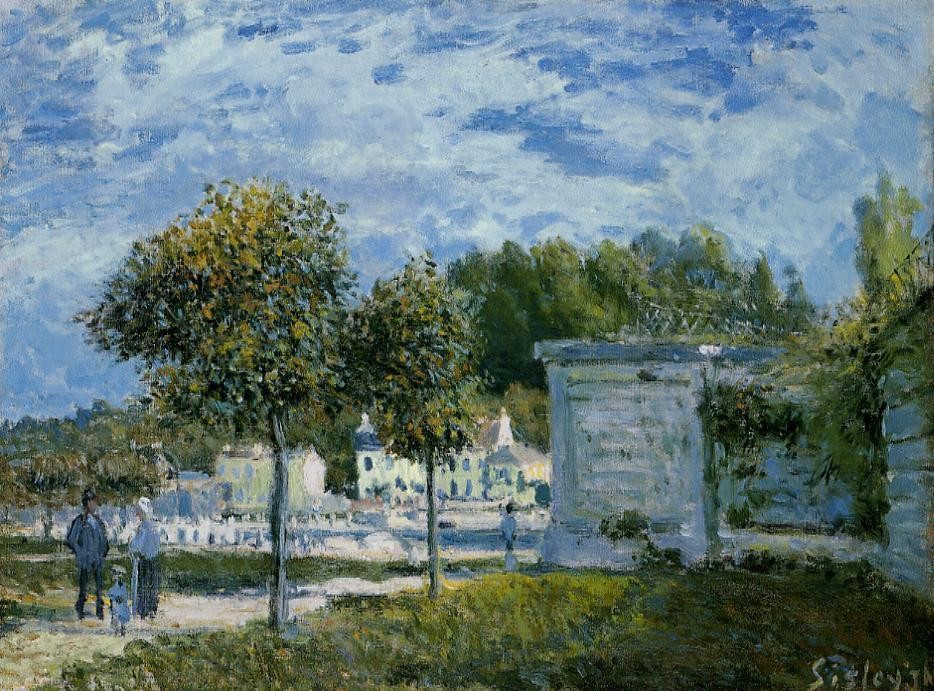 The Watering Place ate Marly by Alfred Sisley