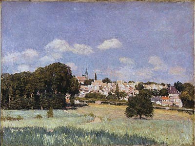 View of Saint-Cloud, Sunshine by Alfred Sisley