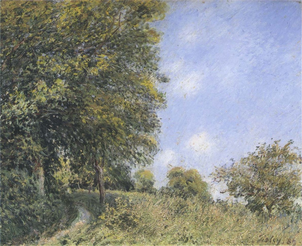 July Afternoon near the Forest by Alfred Sisley