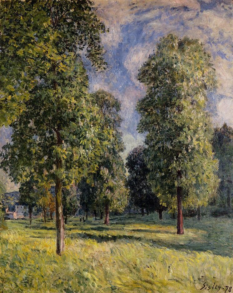Landscape at Sevres by Alfred Sisley