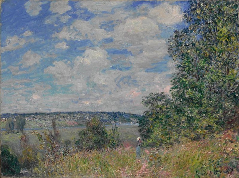Landscape by Alfred Sisley