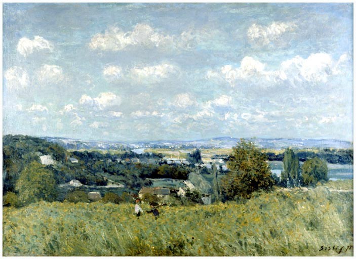 Valley of the Seine at Saint-Cloud by Alfred Sisley