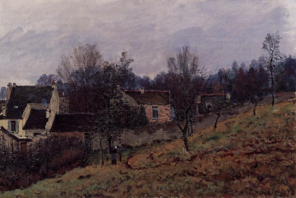 Autumn in Louveciennes by Alfred Sisley