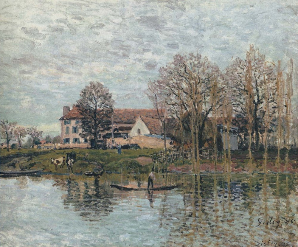 Banks of the Seine at Port-Marly by Alfred Sisley