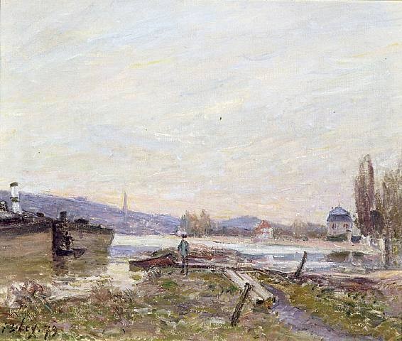 Banks of the Seine by Alfred Sisley