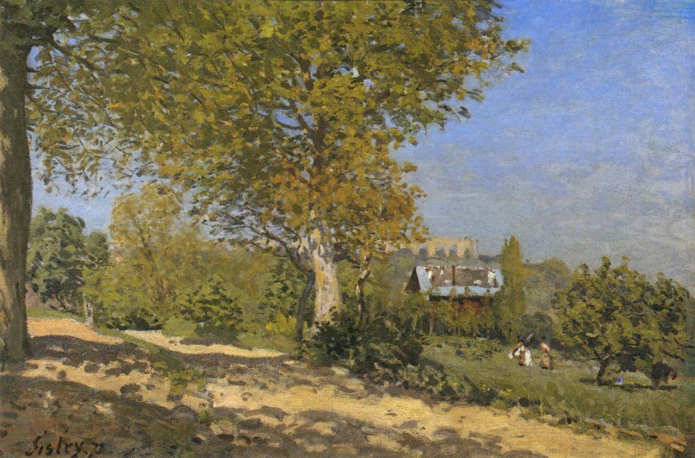 Near Louveciennes by Alfred Sisley