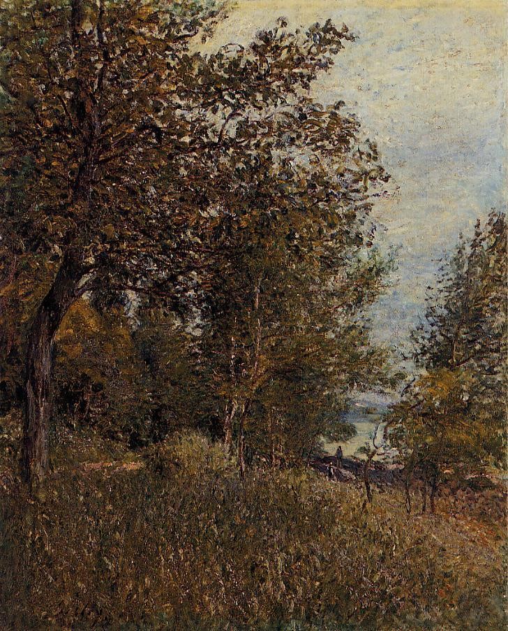A Corner of the Roches-Courtaut Woods, June by Alfred Sisley
